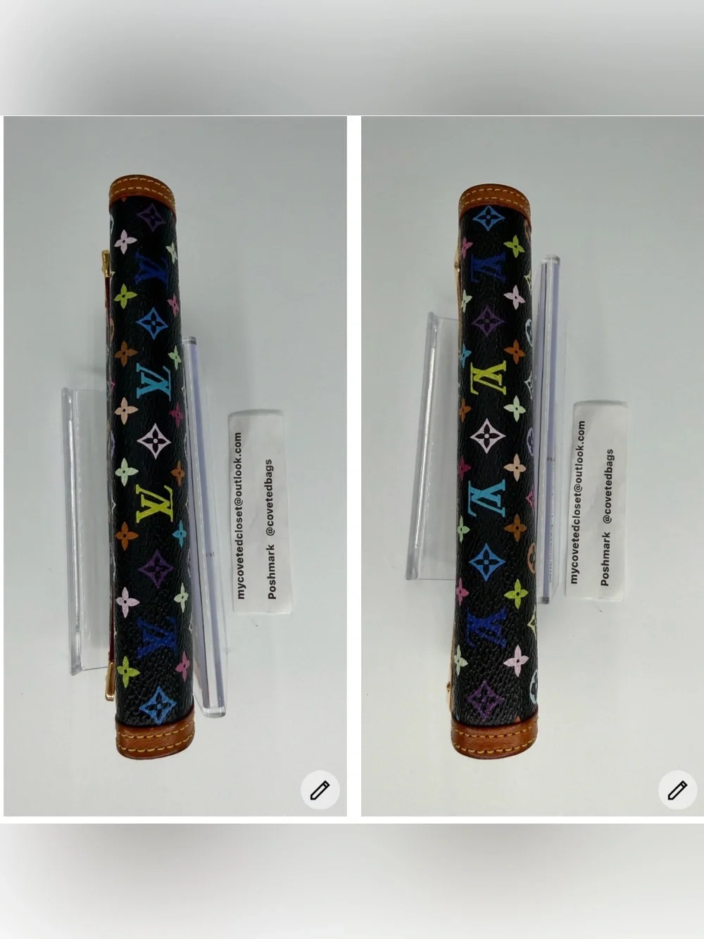 🌈Louis Vuitton x Takashi Murakami Porte Trésor International Wallet Full Set!🌈 - Picture 6 of 16